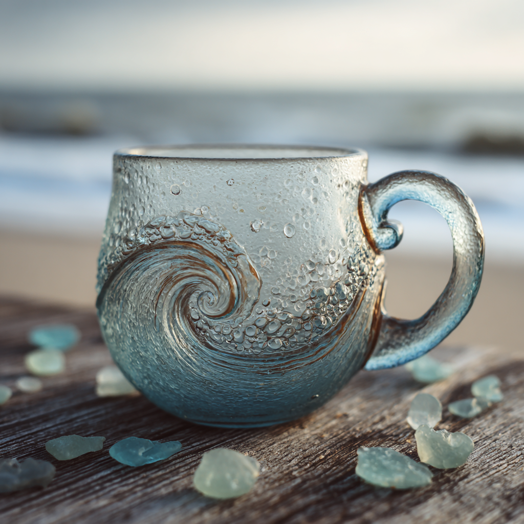 đ Sea Glass Wave Mug
