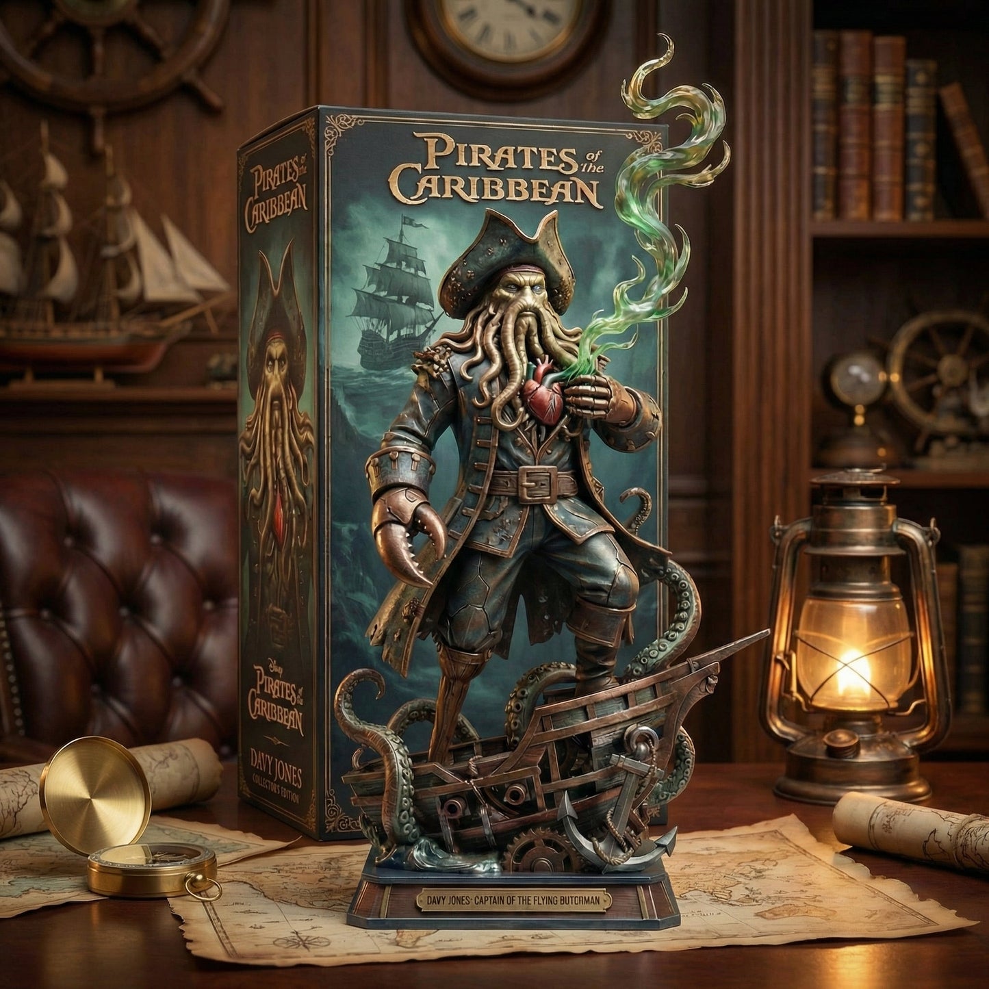 Davy Jones Collectible Figure - Pirates of the Caribbean