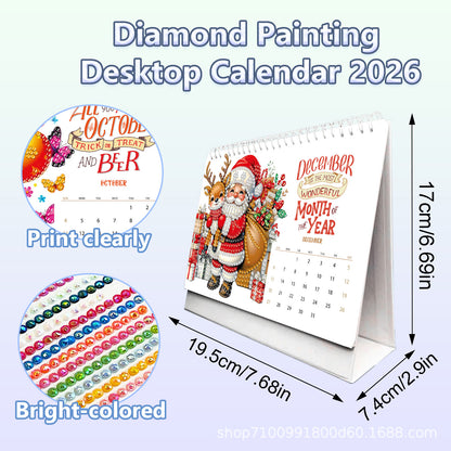 🗓️2026 DIY Special Shape Desktop Diamond Standing Calendar🎁Buy 2 Free Shipping