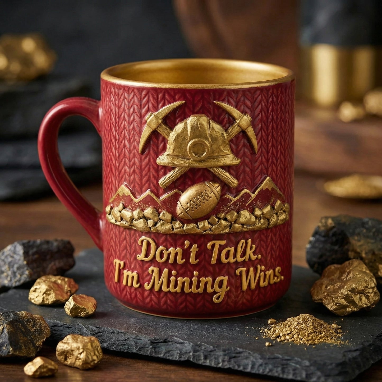 "Don’t Talk. I’m Mining Wins "Mug