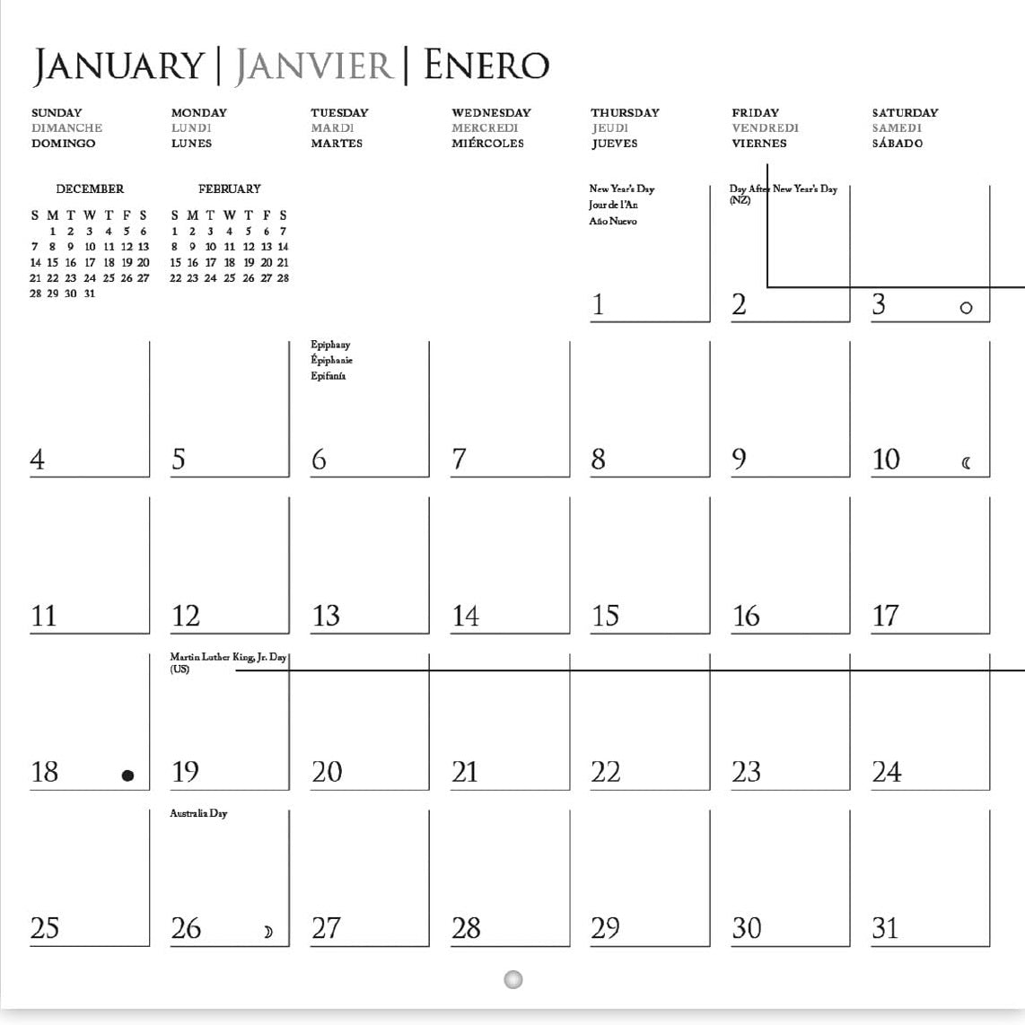 Funny Farm Animals Calendar 2026