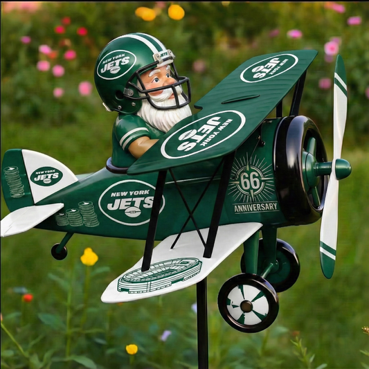 New York Jets 66th Anniversary Commemorative Garden Windmill