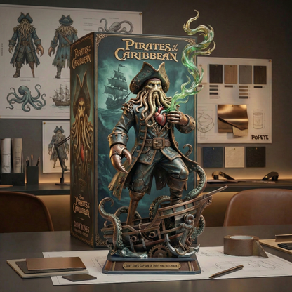 Davy Jones Collectible Figure - Pirates of the Caribbean