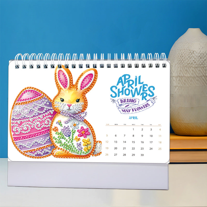 🗓️2026 DIY Special Shape Desktop Diamond Standing Calendar🎁Buy 2 Free Shipping