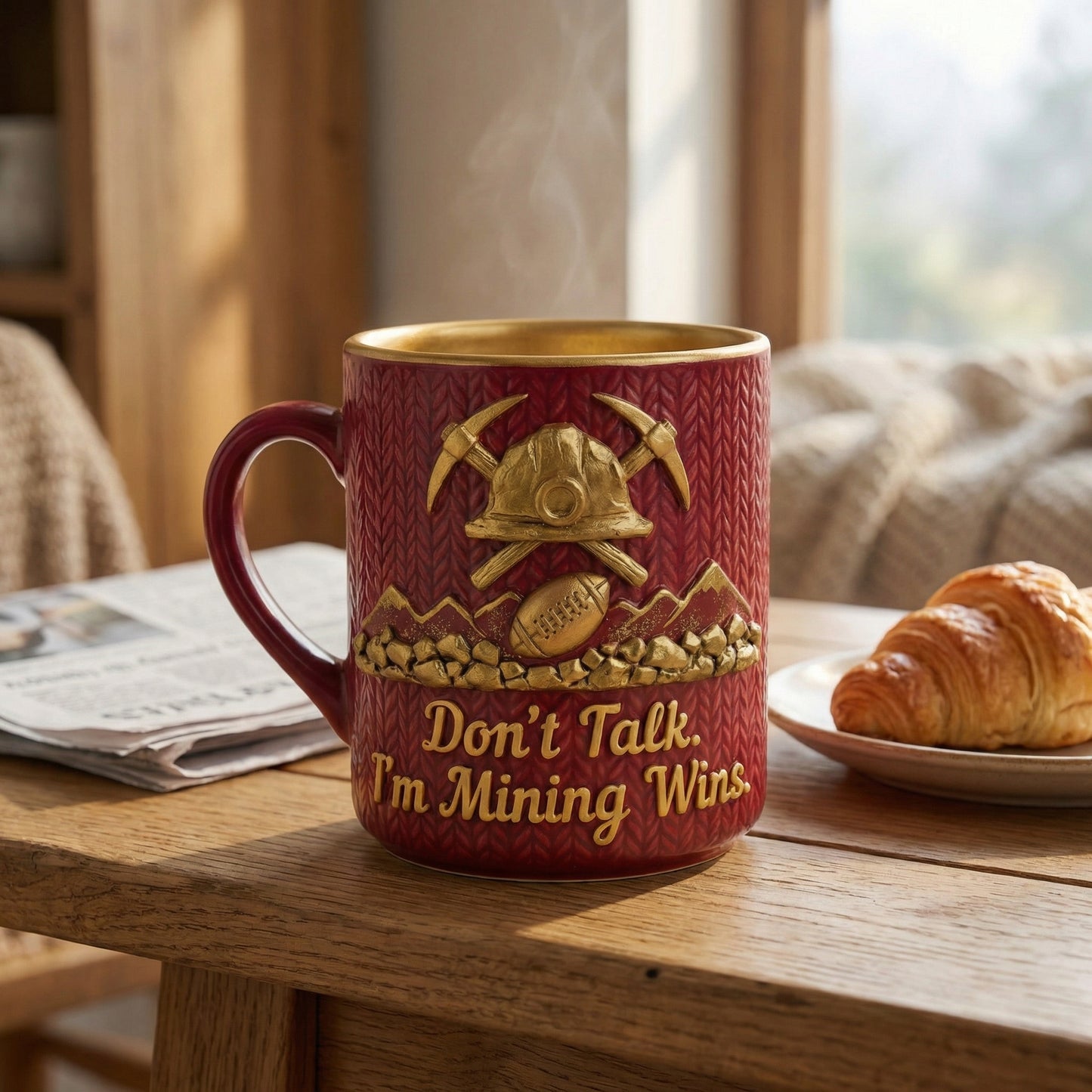 "Don’t Talk. I’m Mining Wins "Mug